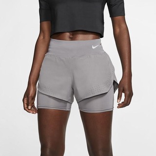 Pantaloni Scurti Nike Eclipse Running Dama Gri | UWQT-40381